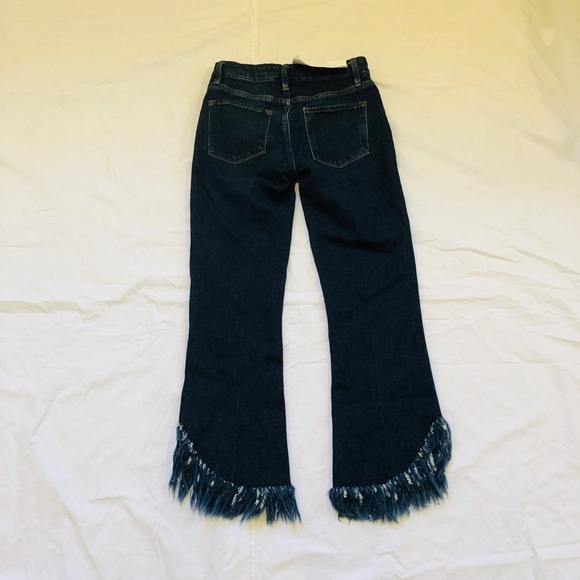 FRAME DENIM**Le Crop Mini Boot Fringe Size 25 + 29 - Picture 8 of 8